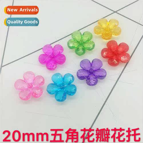 20mm pentagonal petal flower bracket rose bracket acrylic be