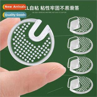 flip dots transparent GEL flops clip slip polka Small