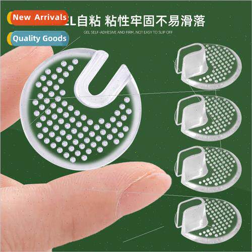 Small polka dots -slip clip-on flip-flops GEL transparent an