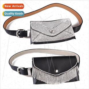 bling diamond encrusted fanny pack belt women elegant rhines