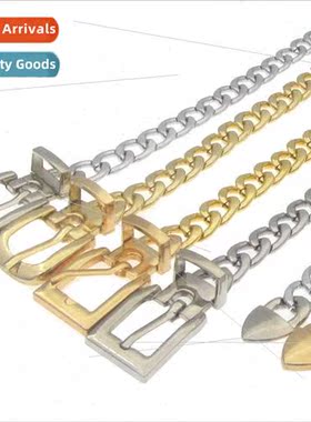 Fashion Metal Women Aluminium Chain Belt mple Trend Metal Sk