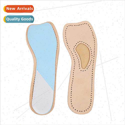 Women cowhide seven-point cushion high-heeled shoes anti-sli