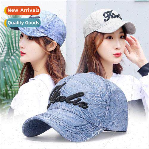 Spring summer new flower cloth hat men women set fashion wil