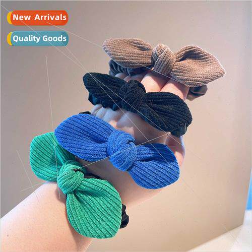 Autumn winter new retro ins temperament girls cute rabb ears