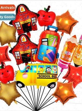 Back to school season balloon welcome back to school theme a