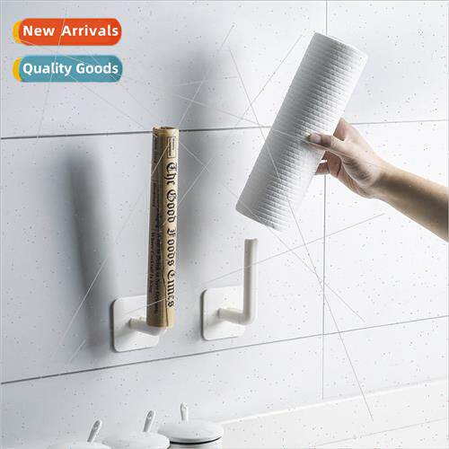 Wall-mounted kchen plastic wrap shelf free cutting board cho