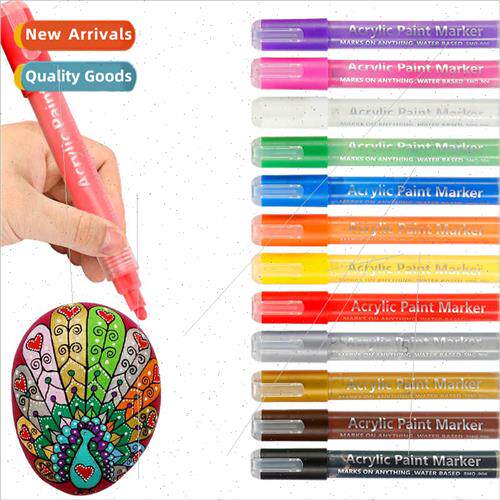 28 Colors ngle Acrylic Marker 6mm Art Painting Colorful DIY