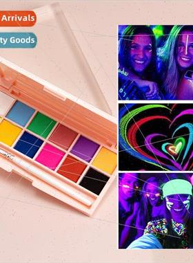 12 Colors Face Body Painting Non Toxic Safe Water Paint Oil