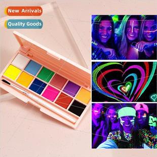 12 Colors Face Body Painting Non Toxic Safe Water Paint Oil