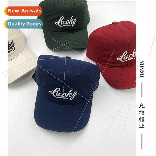 Ins blogger duck tongue cap adjustable show face small retro