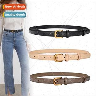 Cowhide Decorative Vintage che Leather Women ngerie Bel Belt