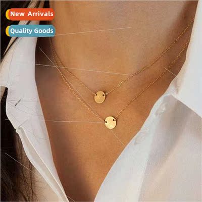 Europe women  double string necklace bohemian jewelry double
