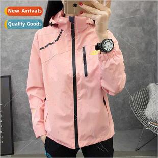Outdoor punching jacket female Korean tide new single-layer