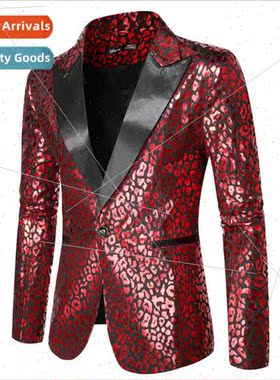 2023 new men single su jacket wind youth nd color blocking p