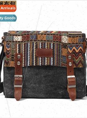 Cloth Bag  Retro Shoulder Bag Ethnic Slanting Cross Women Ba