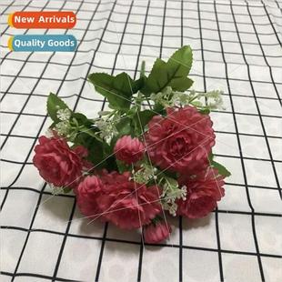 head flowers simulation fake bouquet azalea Green green