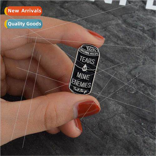 Creative new retro ironclad mine enemies tears fashion brooc