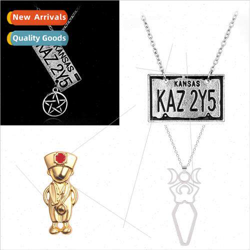 Supernatural Dean cence Plate Necklace Alloy Jewellery  Amer