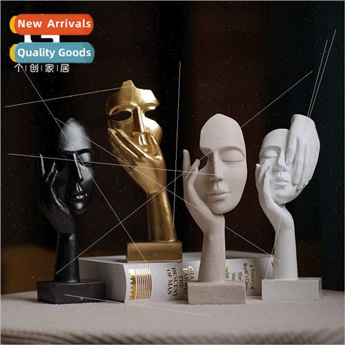 Europe abstract thinker figure sculpture ornaments home soft