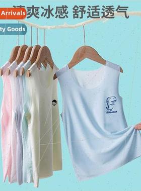 Summer boys girls -marking undershirt girls bottoming suspen