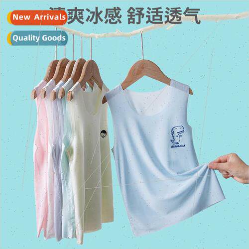 Summer boys girls -marking undershirt girls bottoming suspen