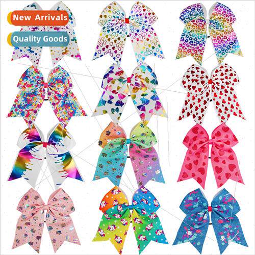 Europe girls big bow leather band headband children dazzle l