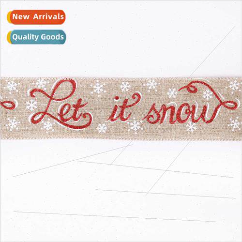 Christmas decorations 10 meters imation linen DIY handmade C