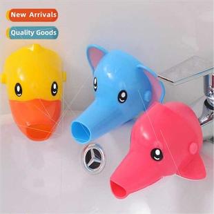 Creative cartoon children guide sink baby hwashing faucet ex