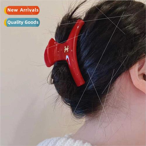 New Year new ultra-whe temperament plate hair grip clip back
