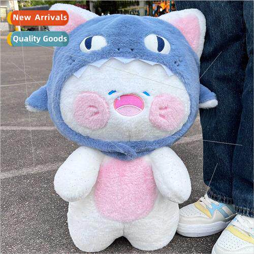 Shark cat doll doll creative plush toys cat doll cute birthd