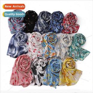 Scarf 117 Plaid No. Shawl Women Leaf Maple Warrior Golden