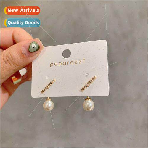 Korea new 2021 new Korea simple small pearl earrings match e