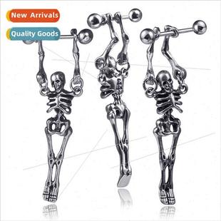 bone earrings steel allergic earrin tanium fashion Not