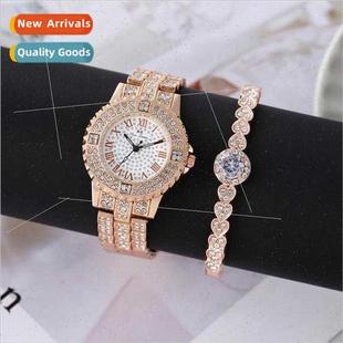 12 Roman Numerals Diamonds Women Big Diamonds Bangle Bracele