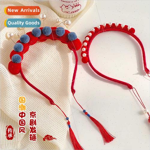 Children tassel hair bands female girls baby princess Tang s