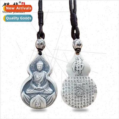lver Eight Guardian God Pendant Pure lver Zodiac Buddha Men