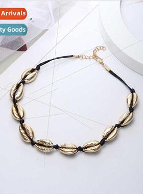 necklace shell woven necklace Hawaii beach wind vacation han