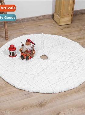 New Christmas Tree Skirt 122CM 48 inch lver Sequin Embroider