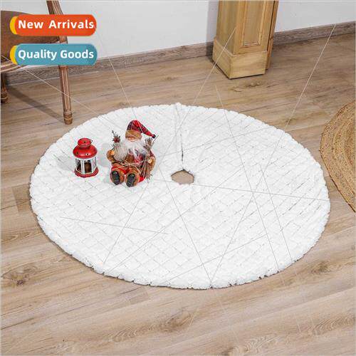 New Christmas Tree Skirt 122CM 48 inch lver Sequin Embroider