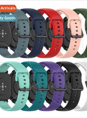 适用Samsung Active2 strap 20mm reverse buckle silicone strap