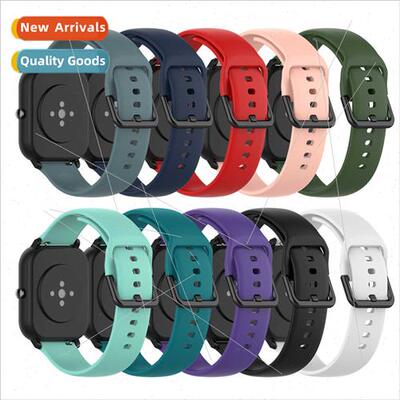 适用Samsung Active2 strap 20mm reverse buckle silicone strap