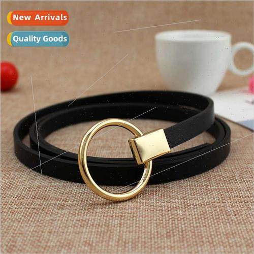 Korean spring summer students dress casual decorative belt m