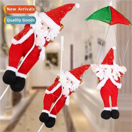 New Christmas decorations climbing rope old man doll hanging