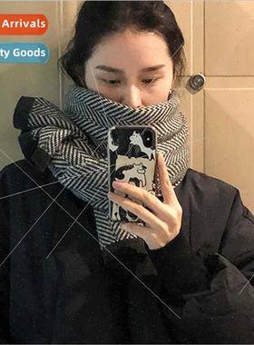 warmth winter ~ faux cashmere scarf female fall winter Korea