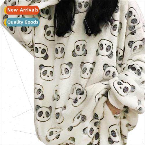 New Women Pajama Set 2021 Autumn Winter Pajamas Flannel Cart