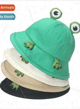 Frog hat female spring summer Korean  hundred wh fisherman h