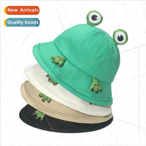 Frog hat female spring summer Korean  hundred wh fisherman h