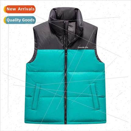 Duck duck down jacket winter new men down vest short color c