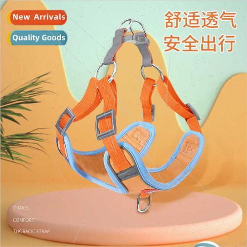 Pet Chest Carrier Suede Dog Cat Carrier Reflective Breathabl