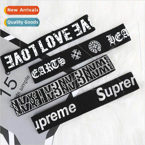 Sports hairband tide men headband hair band Korean headdress